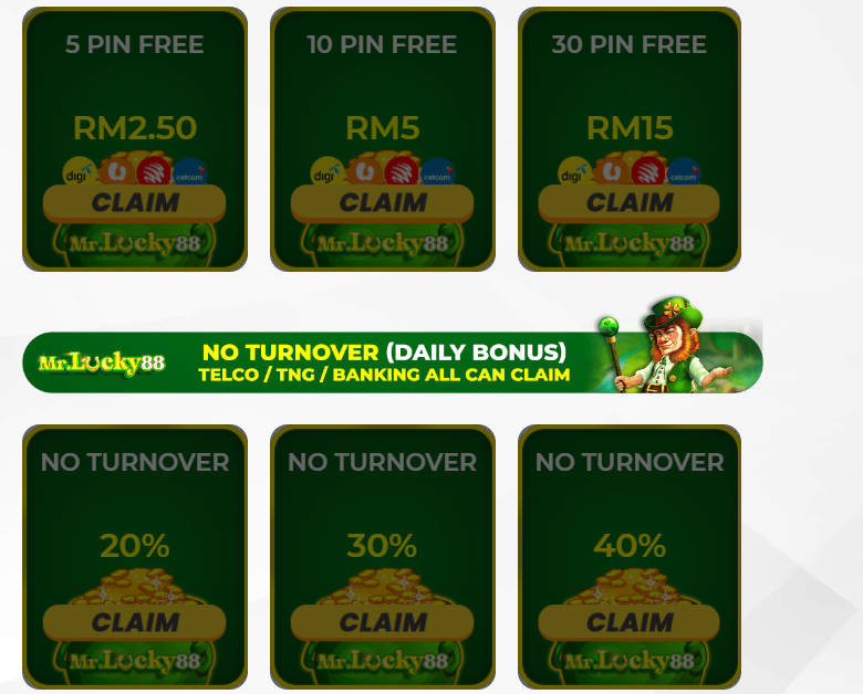 MrLucky88 - Daily Bonus - mrlucky88a