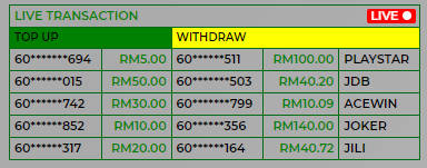 MrLucky88 - Live Transaction Black - mrlucky88a