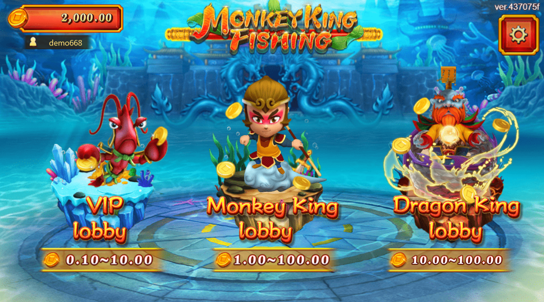 Monkey King Fishing - Game Room - mrlucky88a