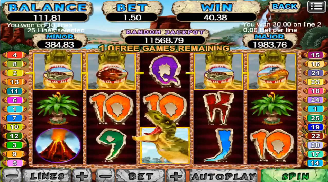 T-Rex Slot - Free Spins - mrlucky88a