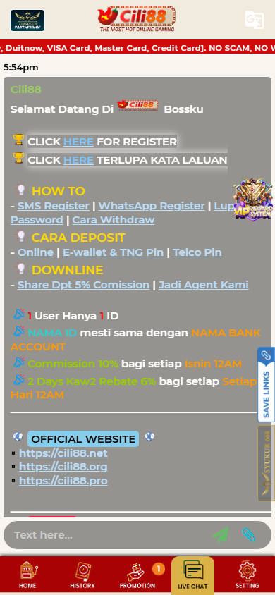 Cili88 - Livechat - mrlucky88a