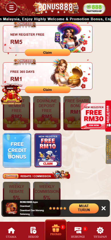 Bonus888 - Promotion - mrlucky88a