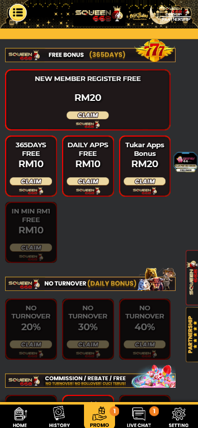 Squeen668 - Promotion - mrlucky88a